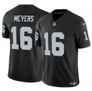 Men's Las Vegas Raiders #16 Jakobi Meyers Black 2023 F.U.S.E Vapor Untouchable Football Stitched Jersey