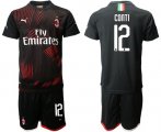 Wholesale Cheap AC Milan #12 Conti Third Soccer Club Jersey