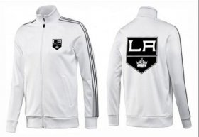 Wholesale Cheap NHL Los Angeles Kings Zip Jackets White-2