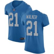Wholesale Cheap Nike Lions #21 Tracy Walker Blue Throwback Men's Stitched NFL Vapor Untouchable Elite Jersey