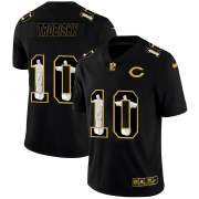 Wholesale Cheap Chicago Bears #10 Mitchell Trubisky Men's Nike Carbon Black Vapor Cristo Redentor Limited NFL Jersey