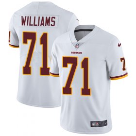 Wholesale Cheap Nike Redskins #71 Trent Williams White Men\'s Stitched NFL Vapor Untouchable Limited Jersey