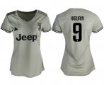 Wholesale Cheap Women's Juventus #9 Higuain Away Soccer Club Jersey