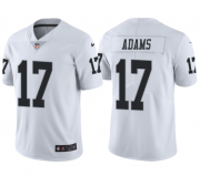 Wholesale Cheap Men's Las Vegas Raiders #17 Davante Adams White Vapor Limited Stitched Jersey