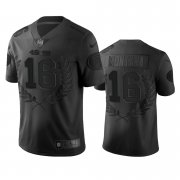 Wholesale Cheap San Francisco 49ers #16 Joe Montana Men's Nike Black NFL MVP Limited Edition Jersey