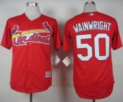 Wholesale Cheap Cardinals #50 Adam Wainwright Red Cool Base Stitched MLB Jersey