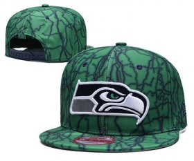 Wholesale Cheap Seahawks Team Logo Green Adjustable Hat TX