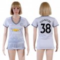 Wholesale Cheap Women's Manchester United #38 Tuanzebe Sec Away Soccer Club Jersey