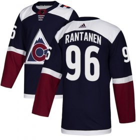 Wholesale Cheap Adidas Avalanche #96 Mikko Rantanen Navy Alternate Authentic Stitched Youth NHL Jersey