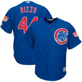 Wholesale Cheap Cubs #44 Anthony Rizzo Blue 2019 Spring Training Cool Base Stitched MLB Jersey