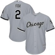 Wholesale Cheap White Sox #2 Nellie Fox Grey Road Cool Base Stitched Youth MLB Jersey