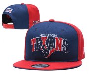 Wholesale Cheap Texans Team Logo Navy Red 100th 2002 Anniversary Adjustable Hat YD