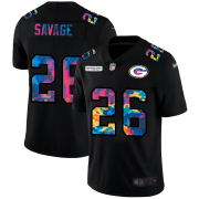 Cheap Green Bay Packers #26 Darnell Savage Jr. Men's Nike Multi-Color Black 2020 NFL Crucial Catch Vapor Untouchable Limited Jersey