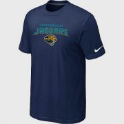 Wholesale Cheap Nike NFL Jacksonville Jaguars Heart & Soul NFL T-Shirt Midnight Blue