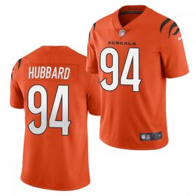 Wholesale Cheap Men\'s Cincinnati Bengals #94 Sam Hubbard 2021 Orange Vapor Untouchable Limited Stitched Jersey