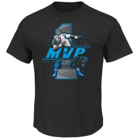 Wholesale Cheap Carolina Panthers Cam Newton Majestic 2015 NFL Honors MVP Dab Name & Number T-Shirt Black