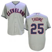 Wholesale Cheap Indians #25 Jim Thome Grey New Cool Base Stitched MLB Jersey