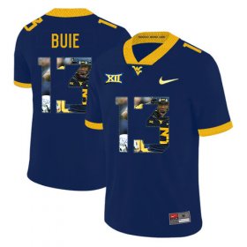 Wholesale Cheap West Virginia Mountaineers 13 Andrew Buie Navy Fashion College Football Jersey