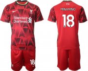 Wholesale Cheap Men 2021-2022 Club Liverpool home red 18 Nike Soccer Jersey