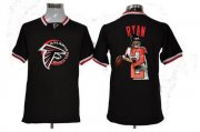 Wholesale Cheap Nike Falcons #2 Matt Ryan Black Men's NFL Game All Star Fashion Jersey