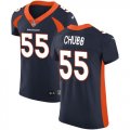 Wholesale Cheap Nike Broncos #55 Bradley Chubb Navy Blue Alternate Men's Stitched NFL Vapor Untouchable Elite Jersey