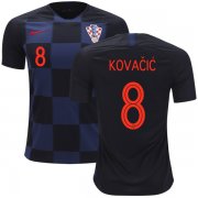 Wholesale Cheap Croatia #8 Kovacic Away Kid Soccer Country Jersey