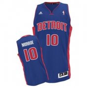 Wholesale Cheap Detroit Pistons #10 Greg Monroe Blue Swingman Jersey