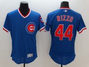 Wholesale Cheap Cubs #44 Anthony Rizzo Blue Flexbase Authentic Collection Cooperstown Stitched MLB Jersey