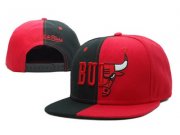 Wholesale Cheap NBA Chicago Bulls Red Black Two Tone snapback caps SF_50551