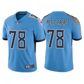 Wholesale Cheap Men\'s Tennessee Titans #78 Nicholas Petit-Frere Blue Vapor Untouchable Stitched Jersey