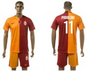 Wholesale Cheap Galatasaray SK #11 Podolski Home Soccer Club Jersey