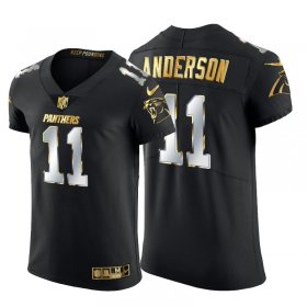 Wholesale Cheap Carolina Panthers #11 Robby Anderson Men\'s Nike Black Edition Vapor Untouchable Elite NFL Jersey