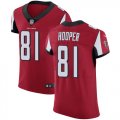 Wholesale Cheap Nike Falcons #81 Austin Hooper Red Team Color Men's Stitched NFL Vapor Untouchable Elite Jersey