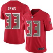 Wholesale Cheap Nike Buccaneers #33 Carlton Davis Red Men's Stitched NFL Limited Rush Jersey