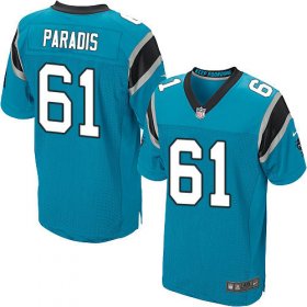 Wholesale Cheap Nike Panthers #61 Matt Paradis Blue Alternate Men\'s Stitched NFL Elite Jersey