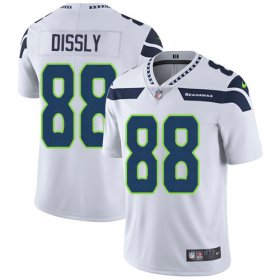 Wholesale Cheap Nike Seahawks #88 Will Dissly White Men\'s Stitched NFL Vapor Untouchable Limited Jersey