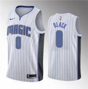 Wholesale Cheap Men's Orlando Magic #0 Anthony Black White 2022-23 Association Edition Stitched Basketball Jersey
