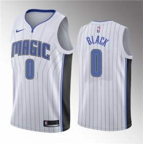 Wholesale Cheap Men\'s Orlando Magic #0 Anthony Black White 2022-23 Association Edition Stitched Basketball Jersey