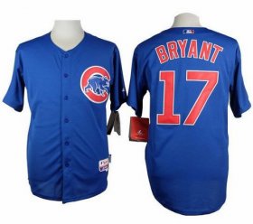 Wholesale Cheap Cubs #17 Kris Bryant Blue Alternate Cool Base Stitched MLB Jersey