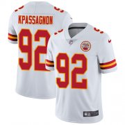 Wholesale Cheap Nike Chiefs #92 Tanoh Kpassagnon White Men's Stitched NFL Vapor Untouchable Limited Jersey