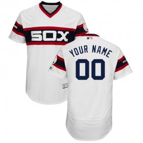 Wholesale Cheap Chicago White Sox Majestic Alternate Flex Base Authentic Collection Custom Jersey White