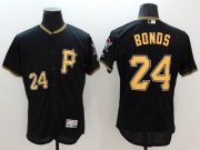 Wholesale Cheap Pirates #24 Barry Bonds Black Flexbase Authentic Collection Stitched MLB Jersey