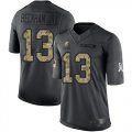 Wholesale Cheap Nike Browns #13 Odell Beckham Jr Black Men's Stitched NFL Limited 2016 Salute to Service Jersey