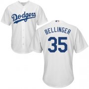 Wholesale Cheap Dodgers #35 Cody Bellinger White Cool Base Stitched Youth MLB Jersey