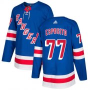 Wholesale Cheap Adidas Rangers #77 Phil Esposito Royal Blue Home Authentic Stitched NHL Jersey