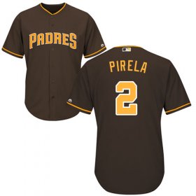 Wholesale Cheap Padres #2 Jose Pirela Brown New Cool Base Stitched MLB Jersey