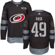 Wholesale Cheap Adidas Hurricanes #49 Victor Rask Black 1917-2017 100th Anniversary Stitched NHL Jersey
