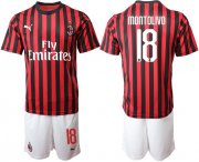 Wholesale Cheap AC Milan #18 Montolivo Home Soccer Club Jersey