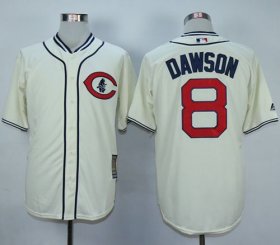 Wholesale Cheap Cubs #8 Andre Dawson Cream 1929 Turn Back The Clock Stitched MLB Jersey