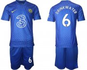 Wholesale Cheap Men 2021-2022 Club Chelsea home blue 6 Nike Soccer Jersey